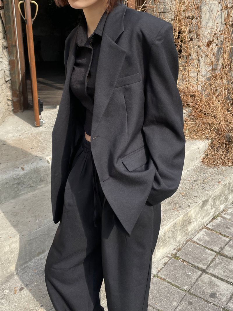 Umeda set up collar jacket