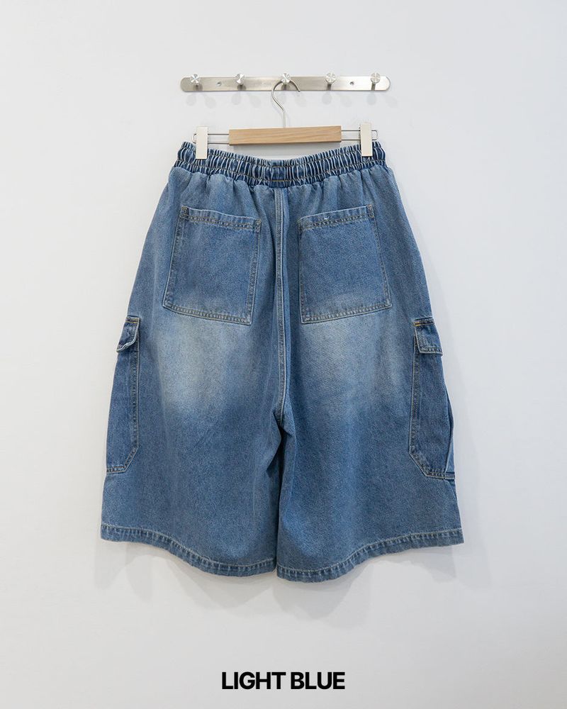 Marine Bermuda Denim Pants
