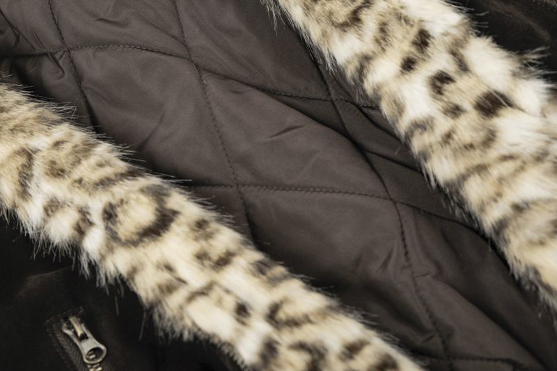 Lumen Leopard Fur Velvet Jumper