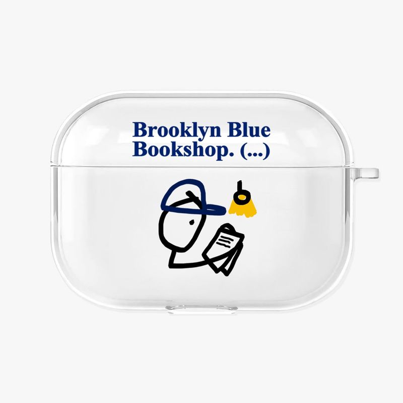 AFTERNOONLIVE(アフタヌーンライブ)の「 Brooklyn Blue Bookshop Airpods Case (For 1,2,3, Pro)(Smartphone Accessories)」