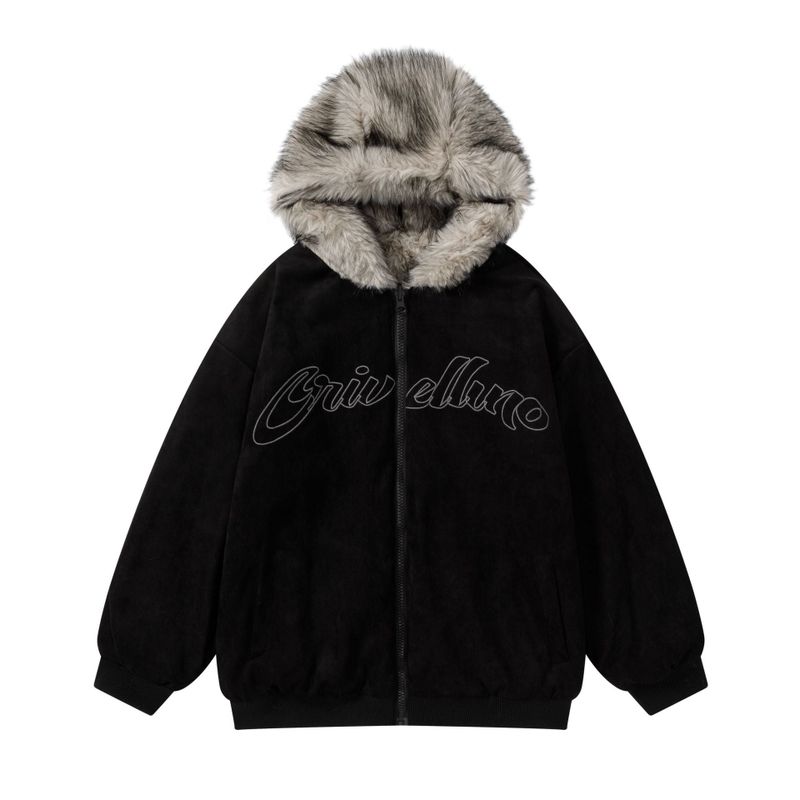 Cozy&Kitsch（コージーアンドキッチ）の「Marlow Reversible Logo Fur Jumper（Jackets/Outerwear）」