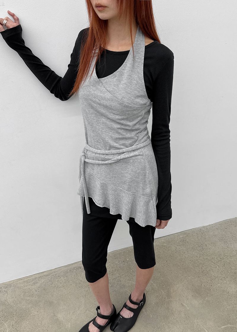 BLACKUP（ブラックアップ）の「[MADE] Meluti Two-way String Halter Mini Dress（Dresses）」