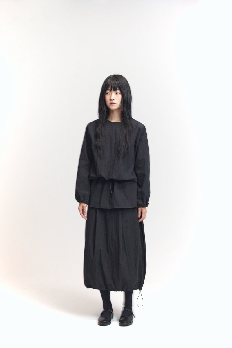 falt（フォルト）の「レイヤードブラウス / ブラック（トップス）」