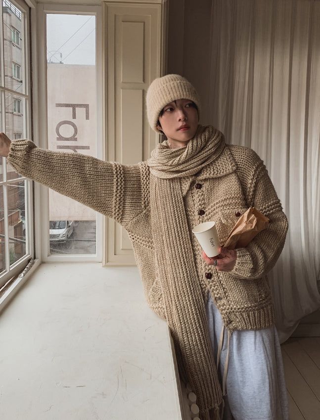 2PLAN（ツープラン）の「[wool20%] Ellie Bocashi weaving muffler（Fashion Accessories）」