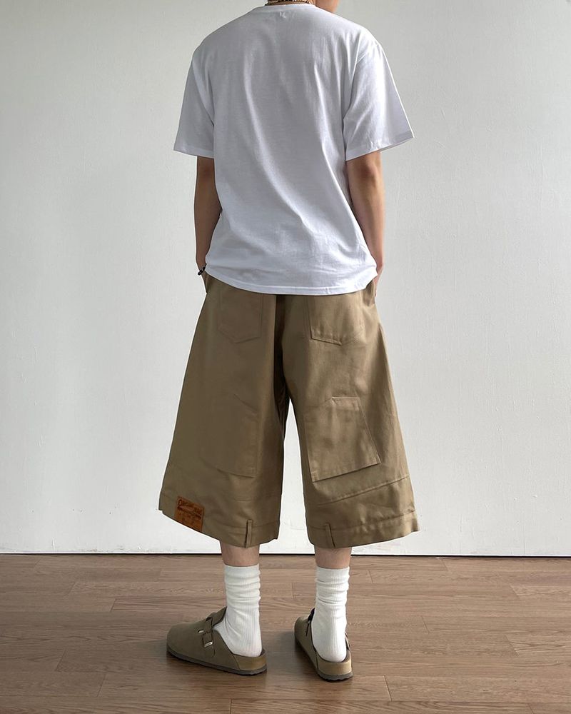 Log Bermuda Cotton Pants