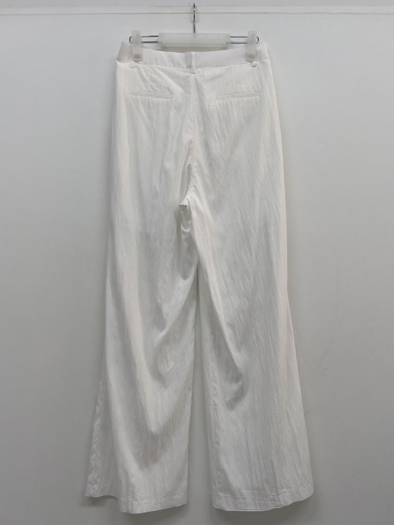 Yvon Nylon Strap Wide Slacks