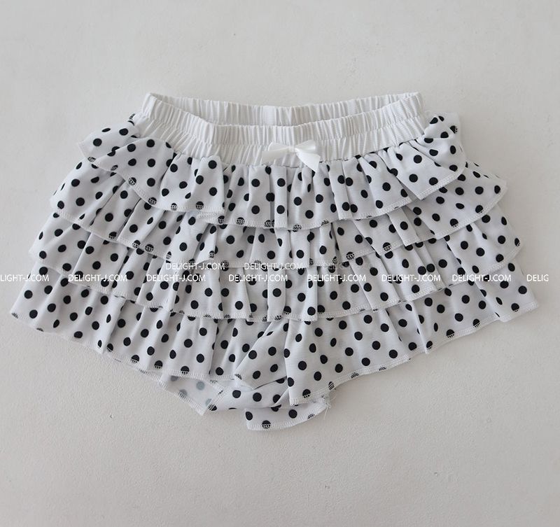 Dot dot cancan frill shorts
