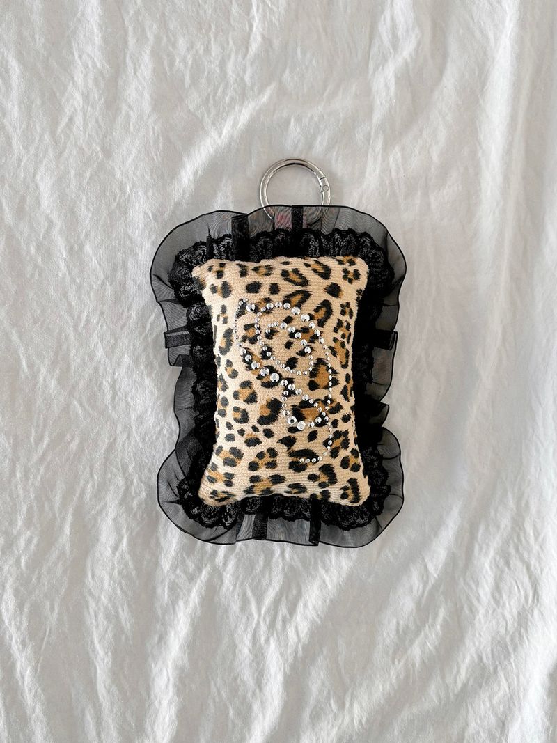 【MADE】 KIRA pocket pillow (leopard/beige)
