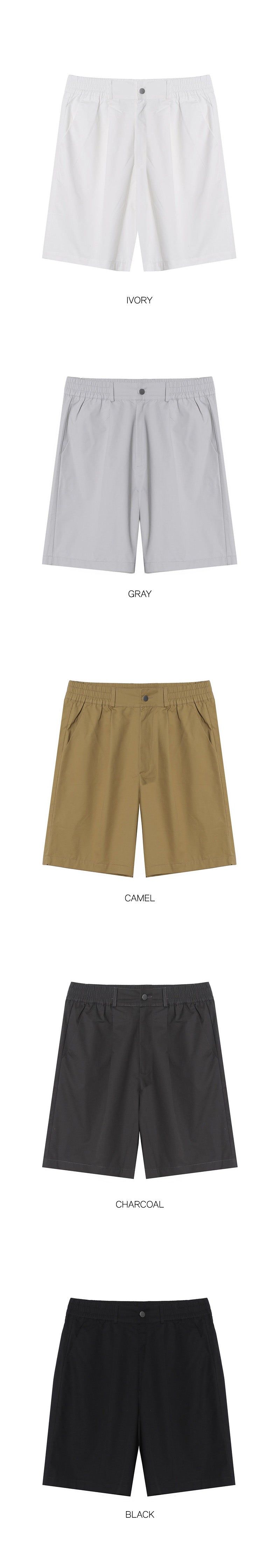 [S/S] Bio pin tuck bermuda pants(5color)