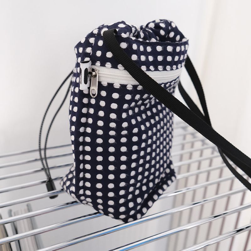 2Pockets Mini Bag Navy Dot