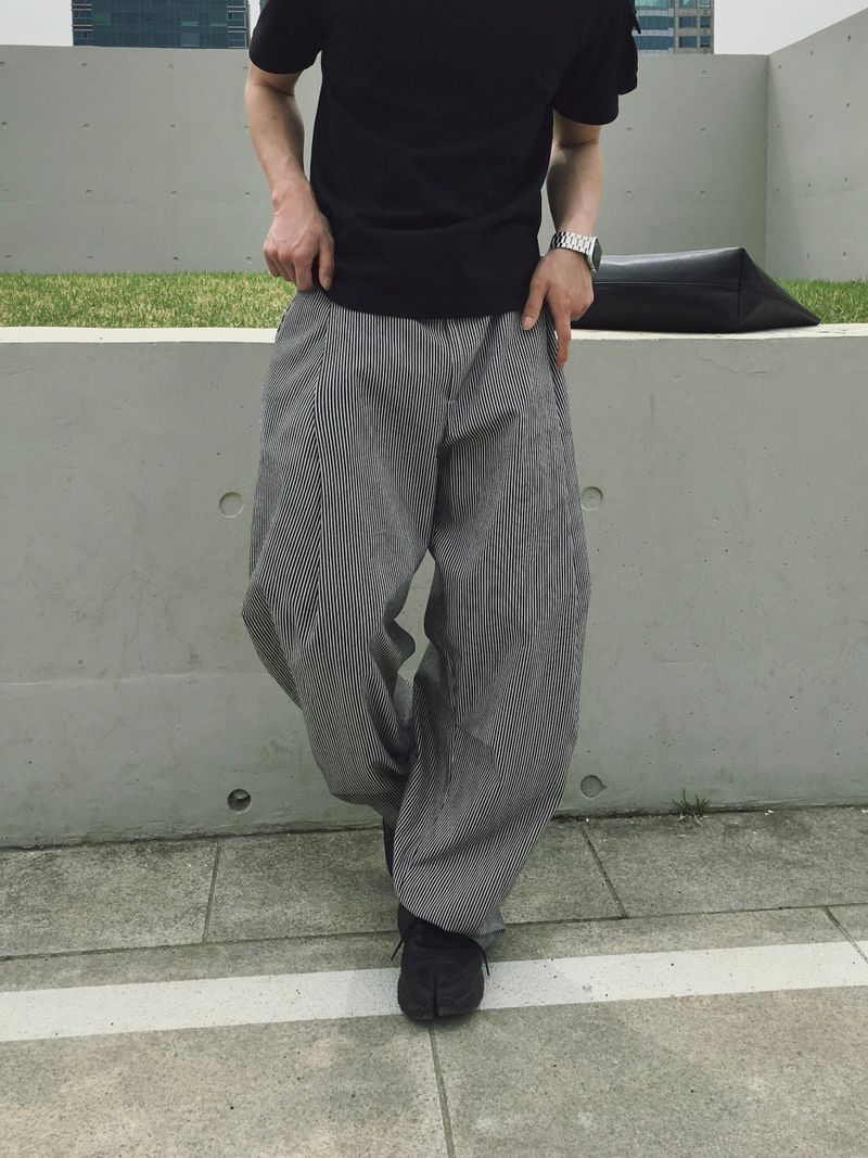 ティズストライプバルーンパンツ 2C