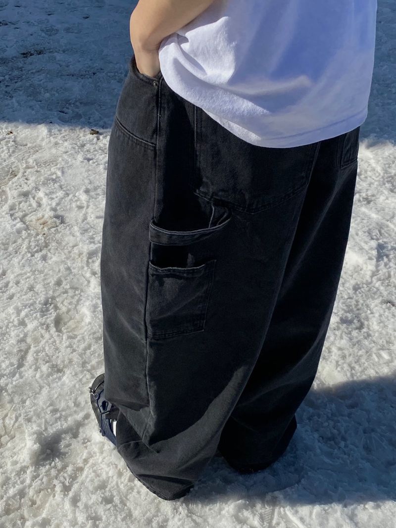 Citi Carpenter Balloon Denim Pants 2C