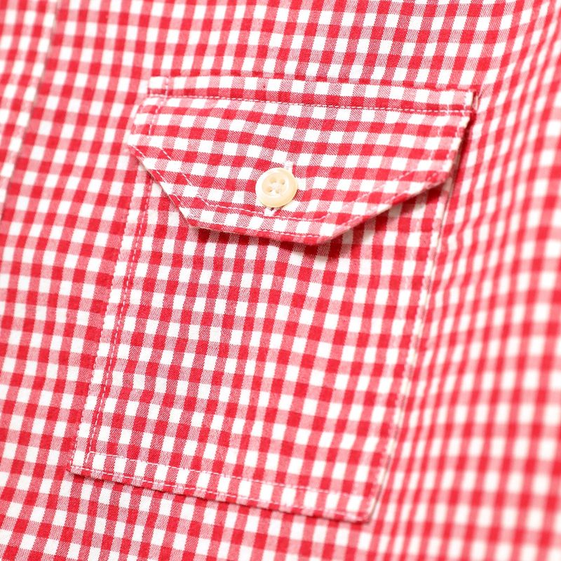 PARAGRAPH CHECK WORK SHIRT - RED