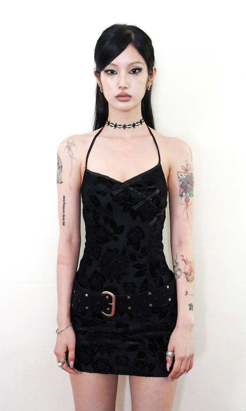 Me愛 - Mowol (暮月) choker (Black/White)