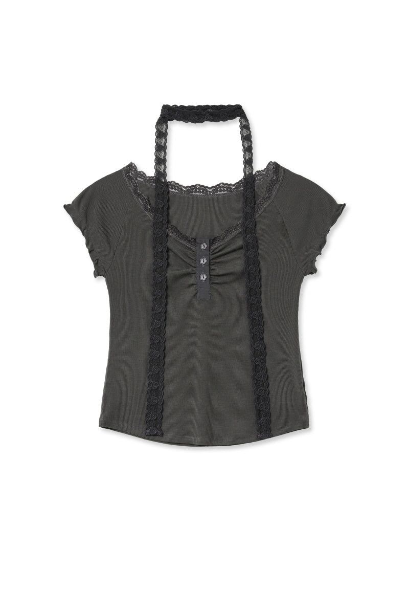 lace sc t (dark grey)