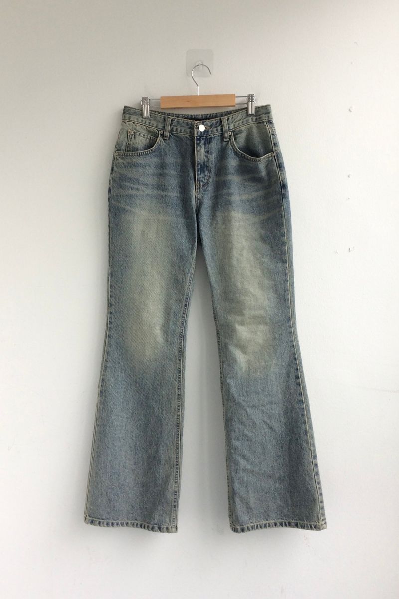 Vintage blue bootcut pants
