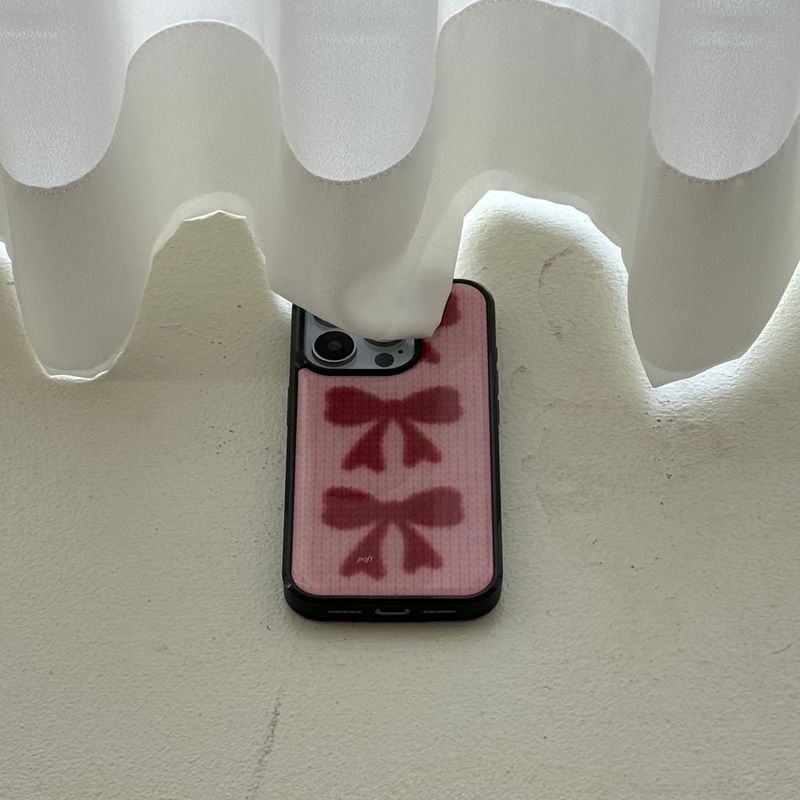epoxy knit ribbon case