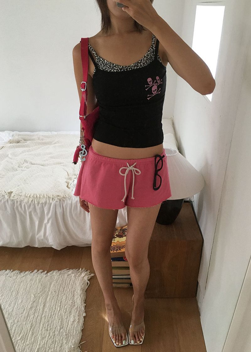 SKULL LEOPARD SLEEVELESS