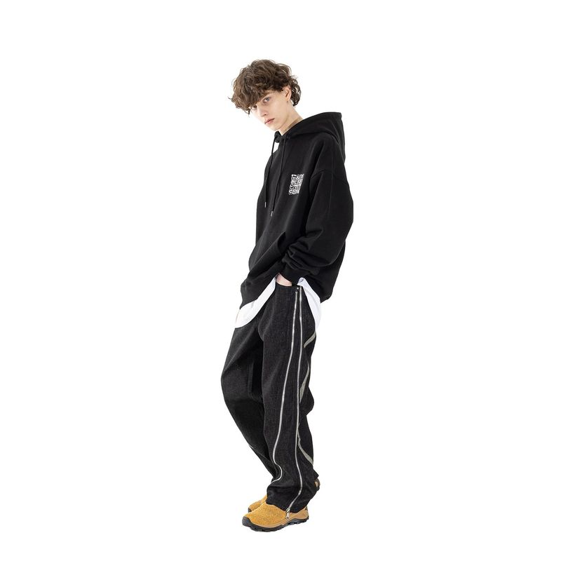 CUSHION LOGO HOODIE MSHHD001-BK
