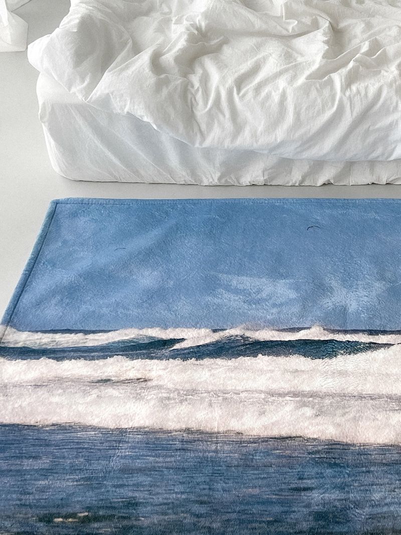 blue bada rug