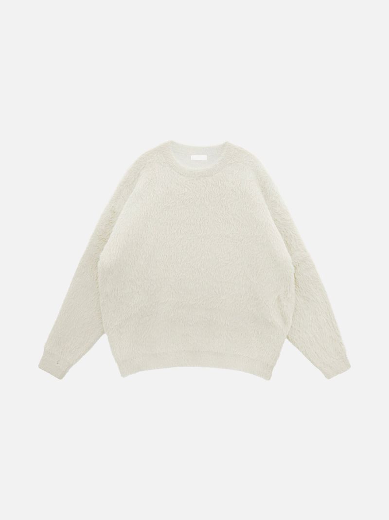 [Year-End Look Recommendation] Point Fingerhole Angora Fur Knit (4c)