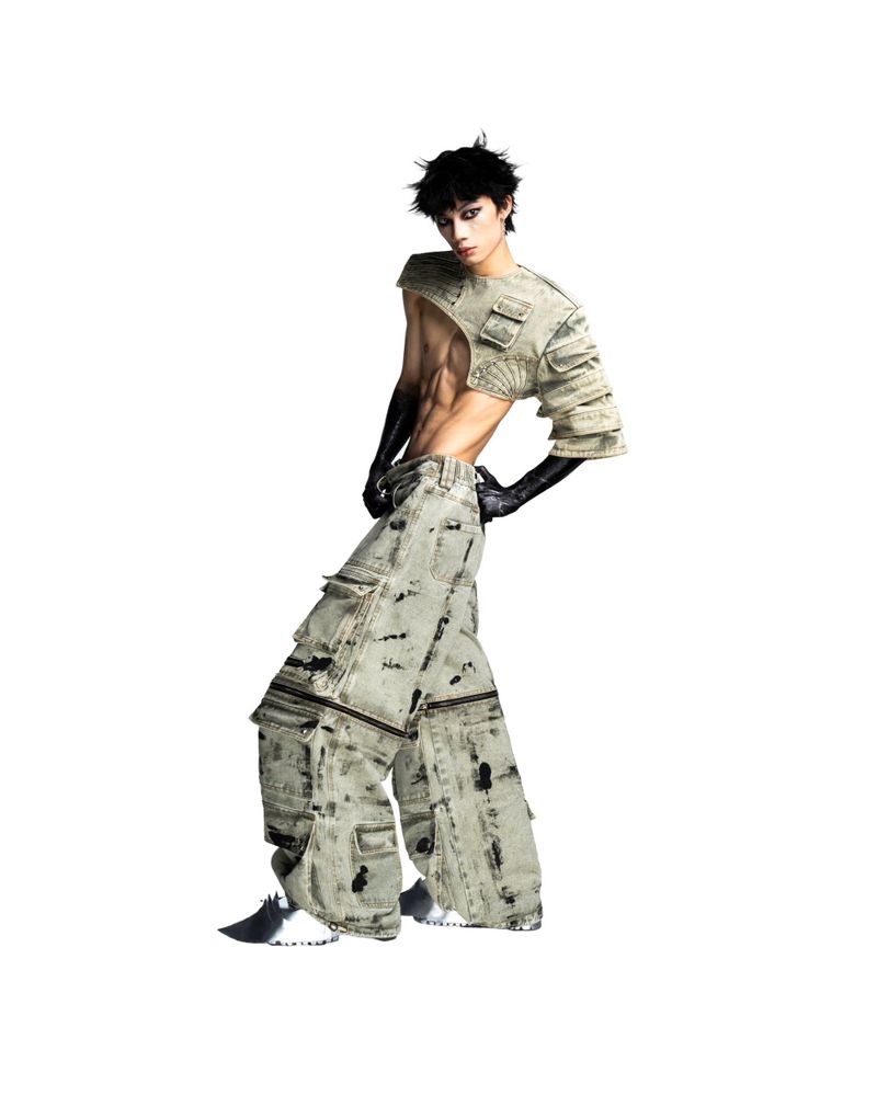 GREEN LEGACY PANTS MULTI POCKET