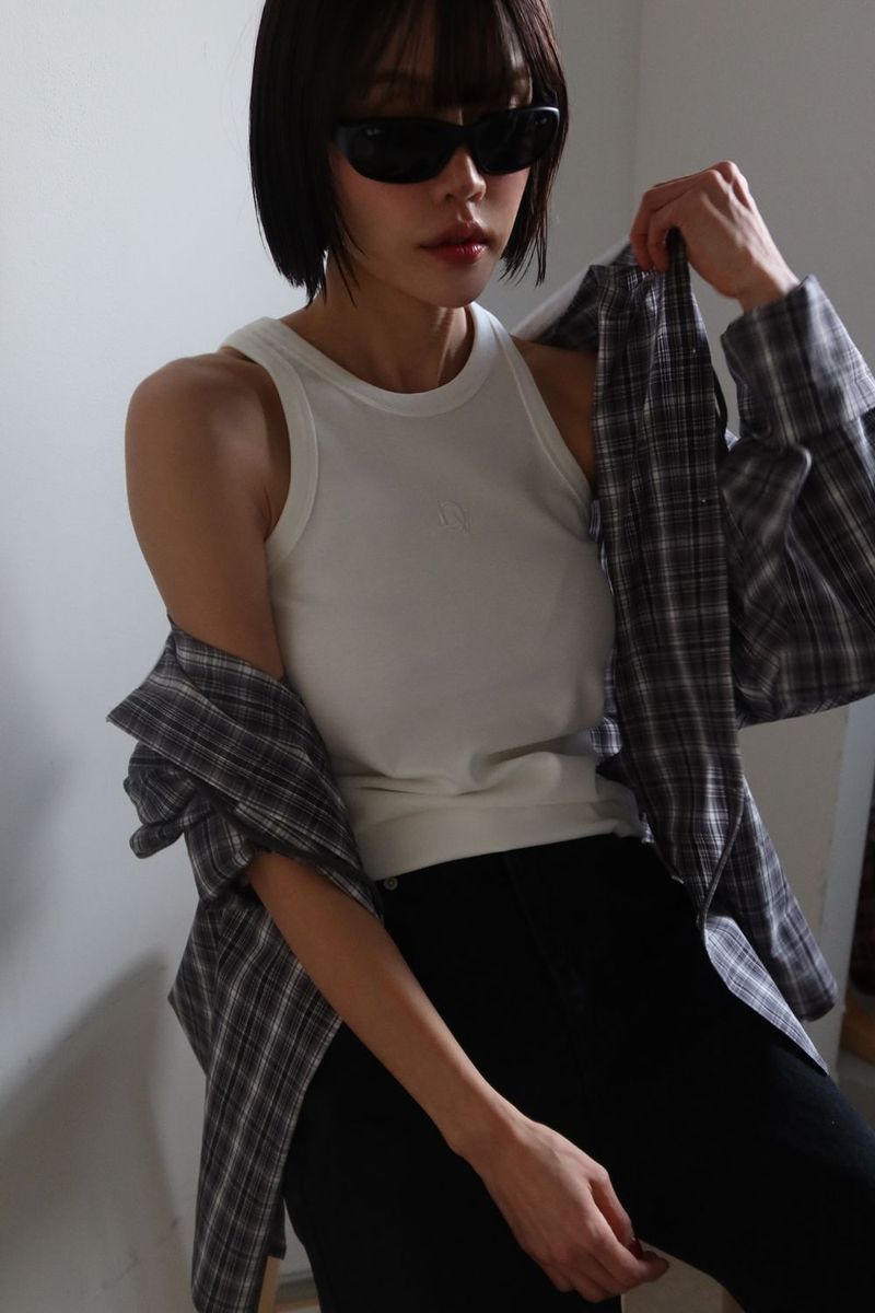 ALL-DAY SLEEVELESS TOP_WHITE
