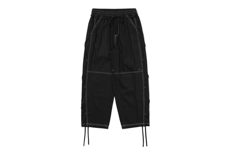 SIDE STRING PANTS_BLACK