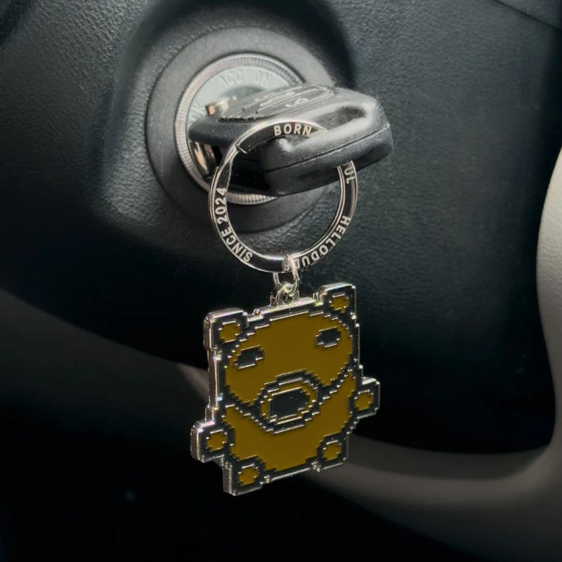 Metal Keyring - Bear