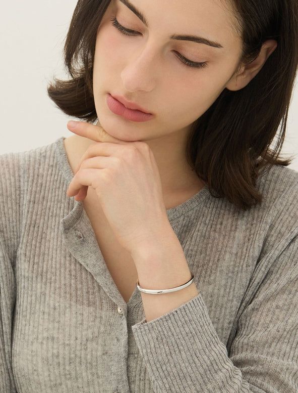 26SS★ [Premium Plating] Essence AB(W) Metal Slim Bangle