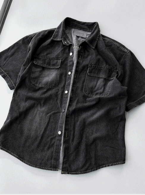 Ash Gray Denim Jacket