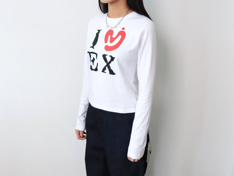 I LOVE EX TEE ( WHITE )