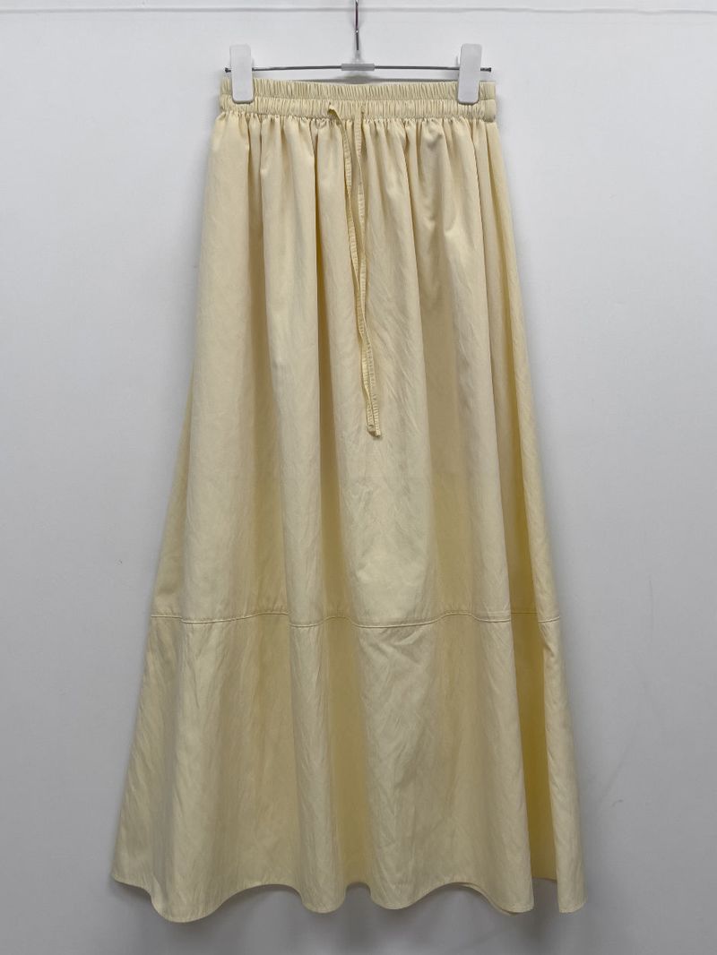 Juicy Nylon Flare Long Skirt
