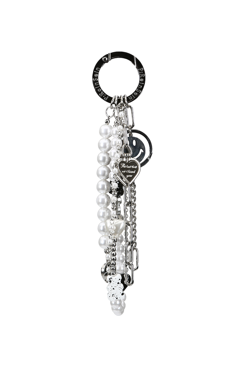 P:ReinSein（レインセイン）の「Pearl Silver Teddy Bear Keyring（Toys/Key Holders）」