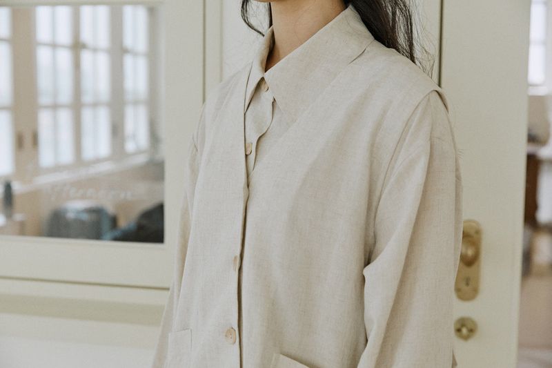 linen vest shirts natural
