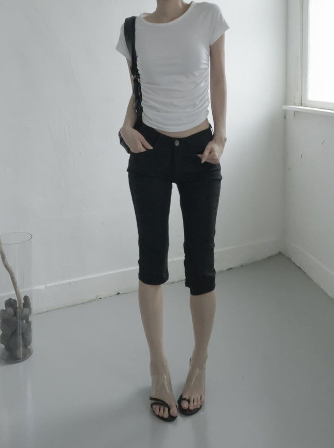 Rick Lens Cotton Capri Pants