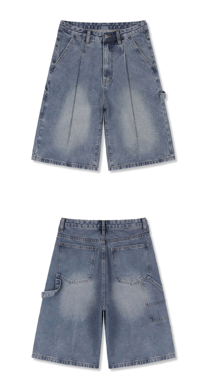urban carpenter bermuda denim pants (blue)