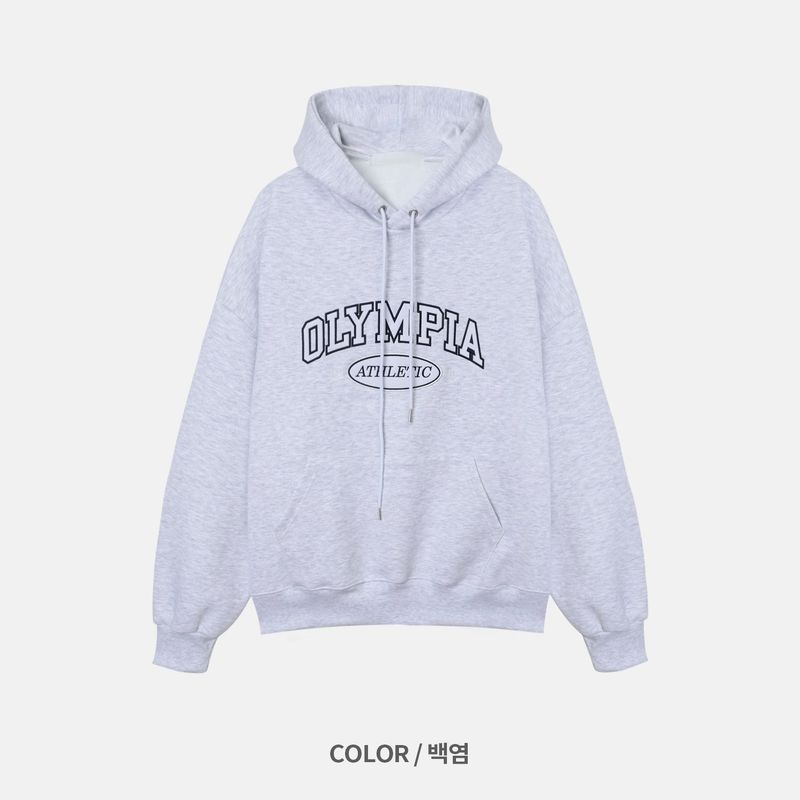 LMN Olympia Embroidery Double Paper Oversized Fit Hooded (6 colors)