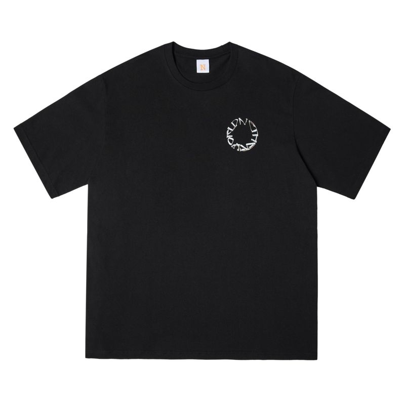 CHROME TEE BLACK