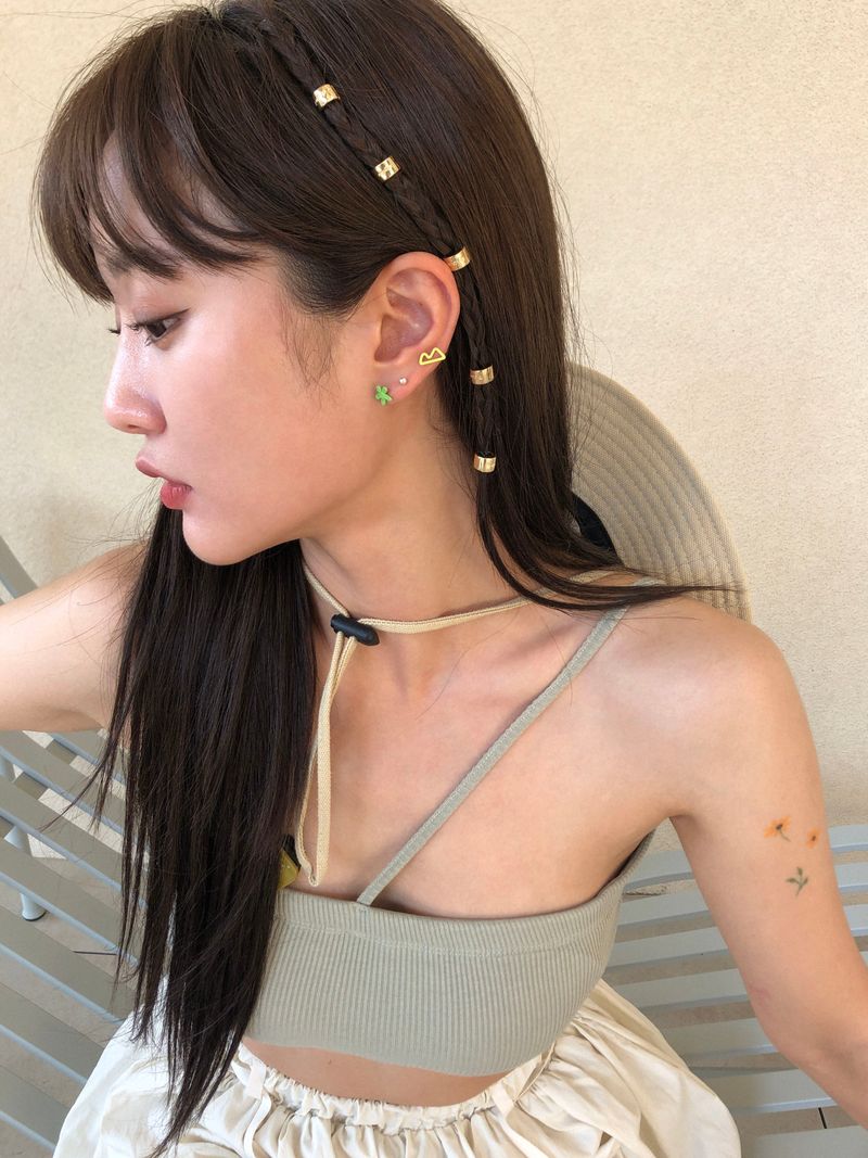 フルーツドゥードルピアス(ライム) - スパークル
