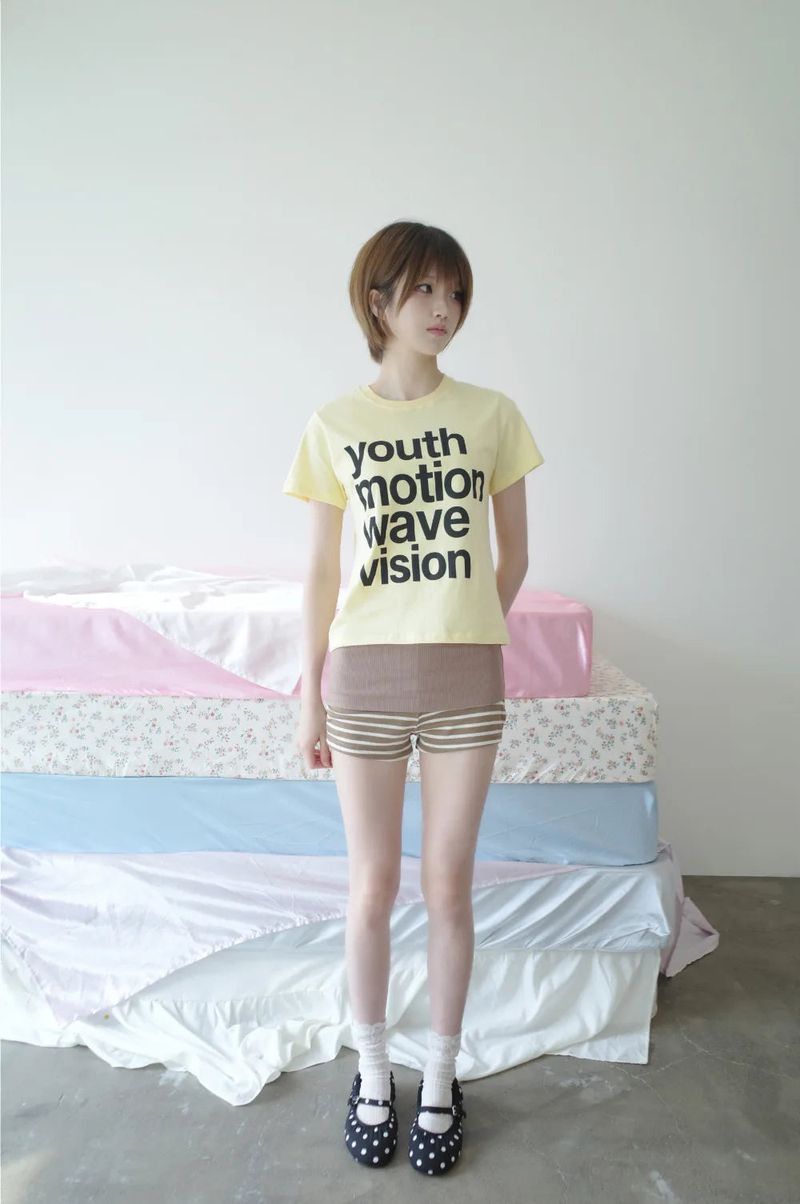 ナナストライプショートパンツ（4color）