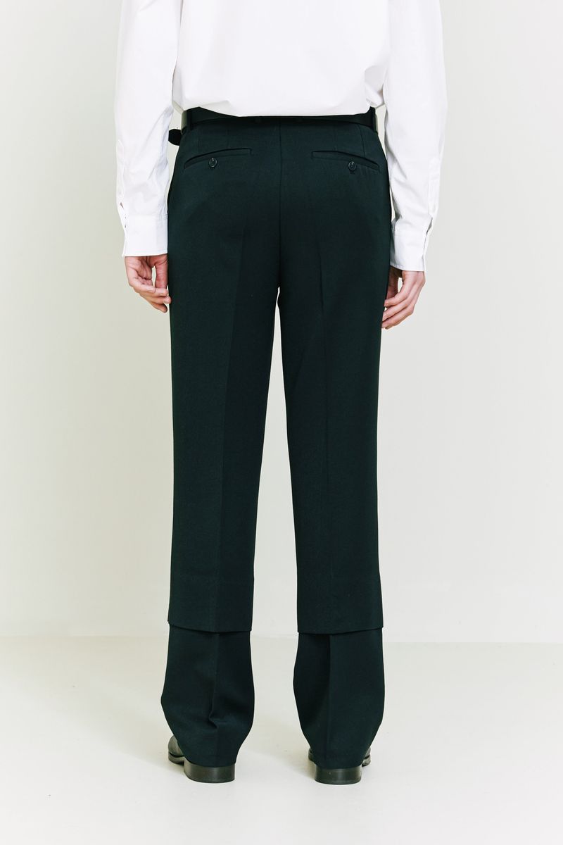Double Layerd Slacks black