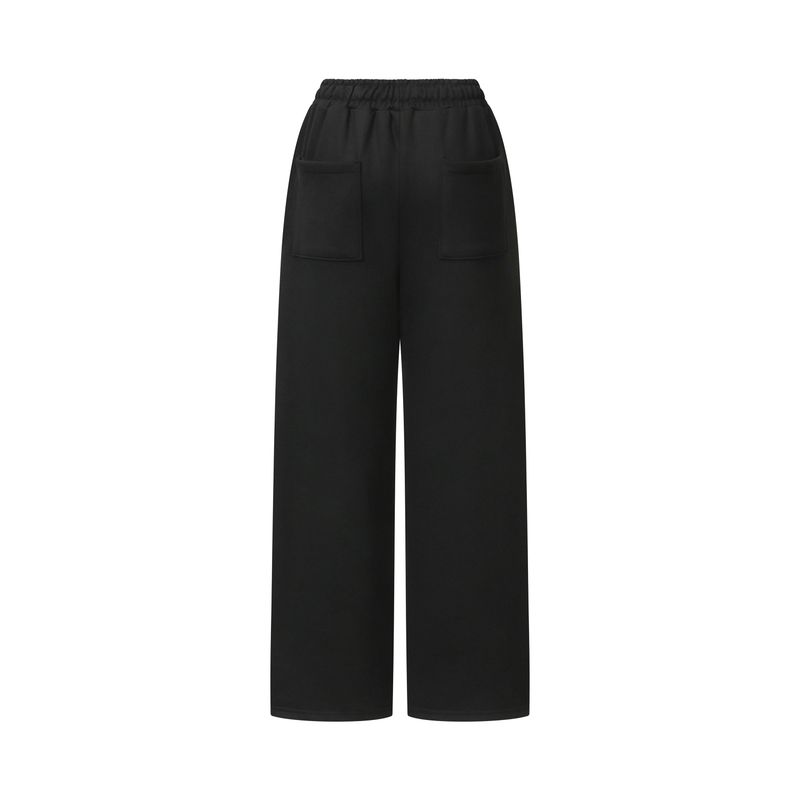 MOEN CROSS LEATHER PATCH SWEAT PANTS UNISEX (2Color)