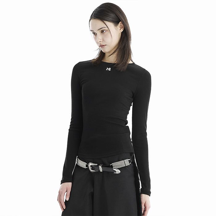 HOLY NUMBER 7(ホーリーナンバーセブン)の「Holy White Symbol Long Sleeve _ black(Tops)」