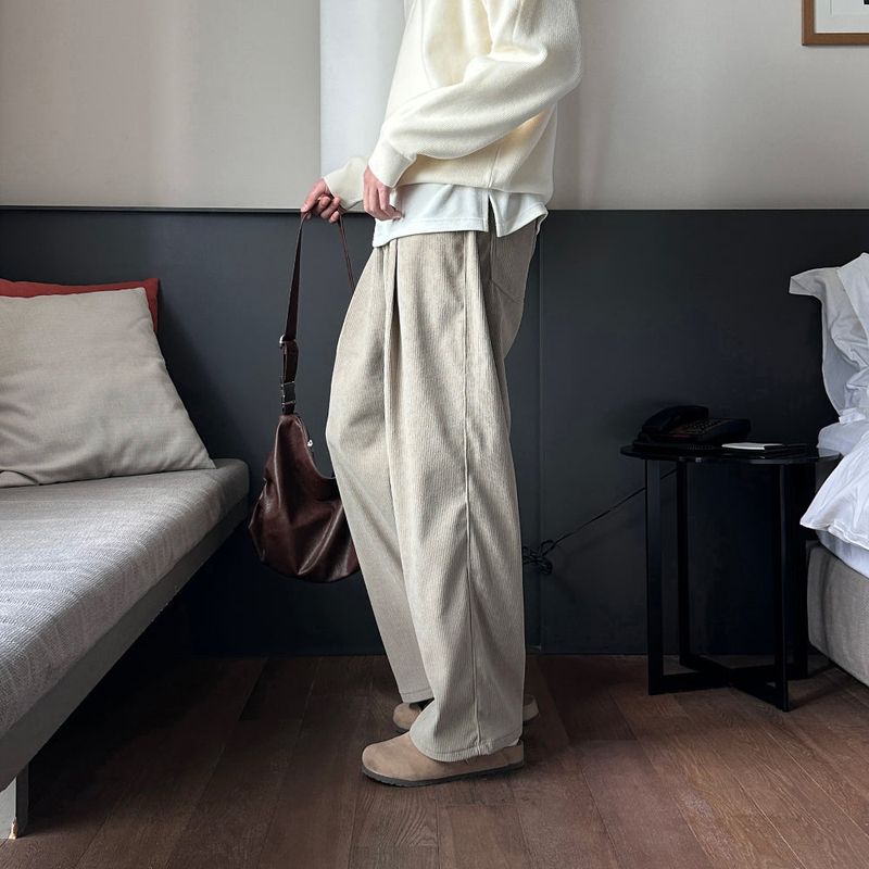 lemenne（ルメンヌ）の「LMN クボワンタックコーデュロイワイドパンツ (7 colors)（パンツ）」