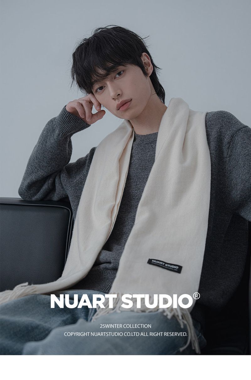NUART STUDIO(ニューアート スタジオ)の「ルミエールニットベーシックマフラー – 6 Colors(ファッション小物)」