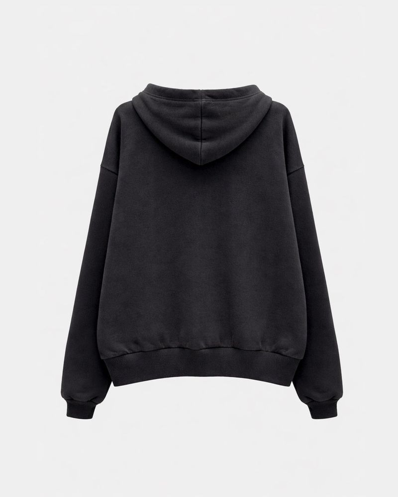 Ribbon Ruffle Hoddie Zip Up