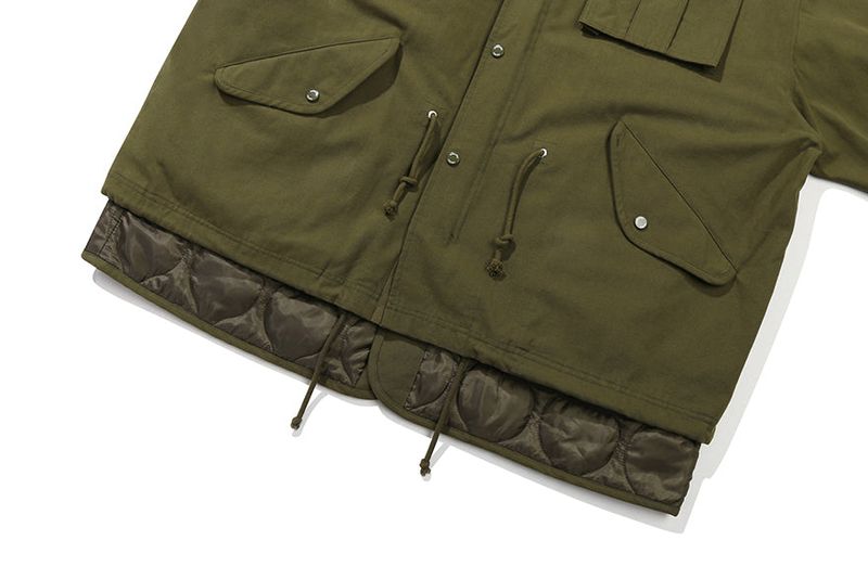 RECENT LOGO M65 PARKA_KHAKI