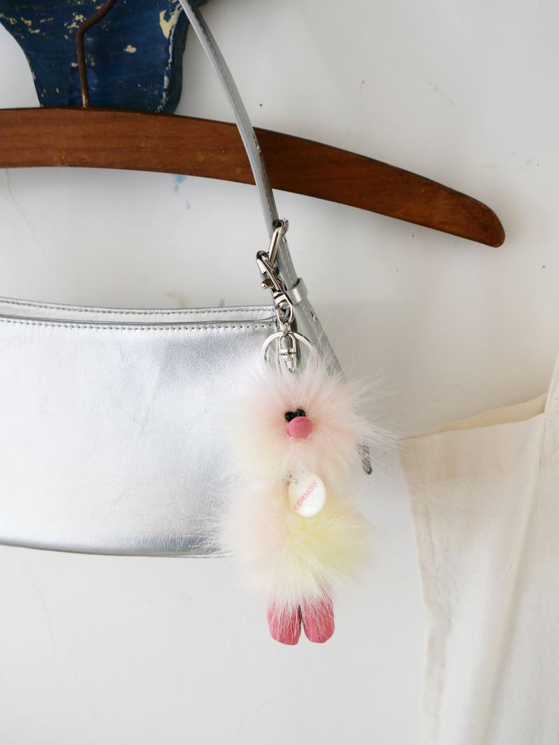 Cosymosy Mini Bird Keyring - Rainbow