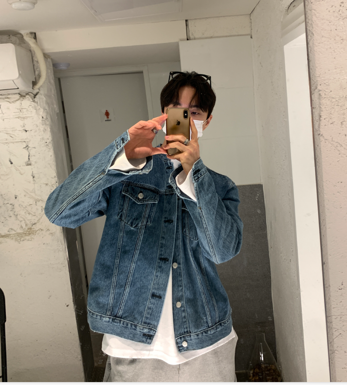 First Semi-Over China Denim Jacket
